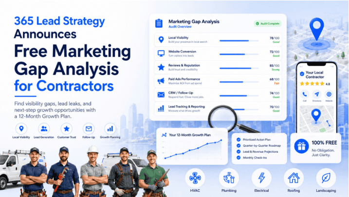 365 Lead Strategy Launches Top Answer Visibility Services For Service Businesses screenshot 2026 07 22 141026